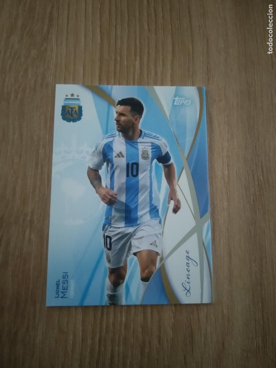 Cromos de Futebol: 31 LEO MESSI ARGENTINA CROMO FUTBOL TOPPS 2024 LINEAGE