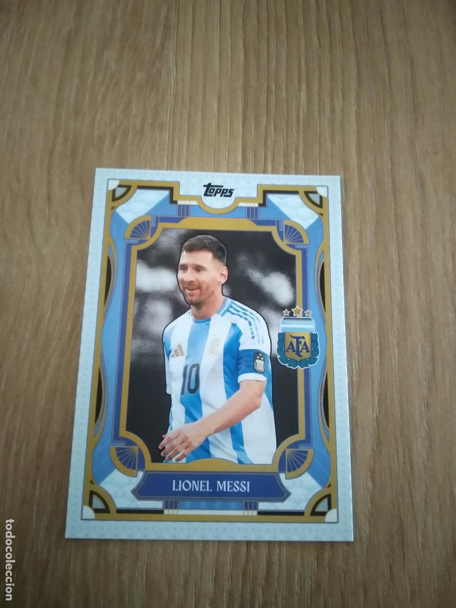 Cromos de F&uacute;tbol: 36 MESSI CROMO FUTBOL Topps Argentina 2024 Team Set
