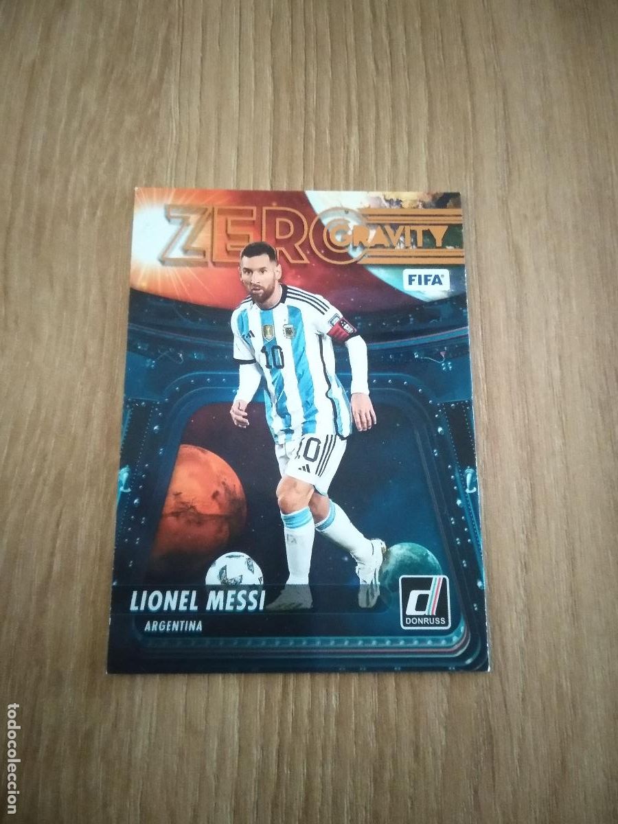 Fu&szlig;ball-Sticker: 5 MESSI ARGENTINA ZERO GRAVITY CROMO FUTBOL PANINI 23-24 Donruss Soccer 2023-2024