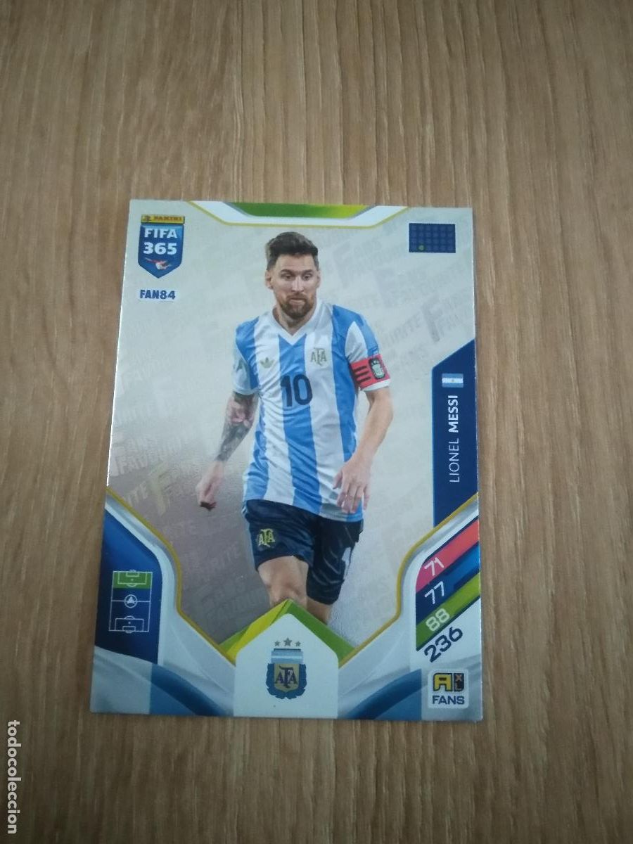 Fu&szlig;ball-Sticker: FAN84 MESSI ARGENTINA CROMO FUTBOL PANINI 25-26 FIFA 365 ADRENALYN 2025-2026