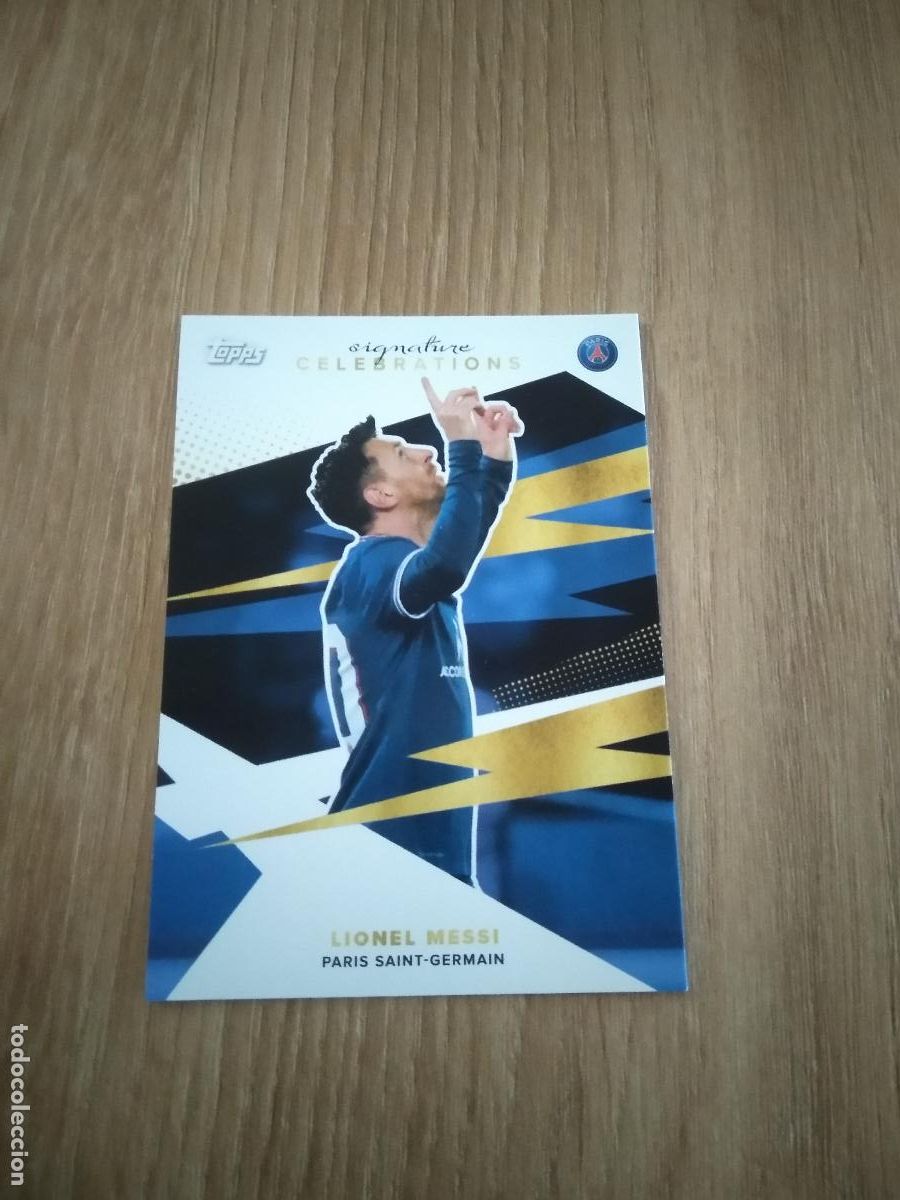 Cromos de F&uacute;tbol: 31 MESSI PSG CROMO FUTBOL Topps 21-22 Paris Saint-Germain 2021-2022