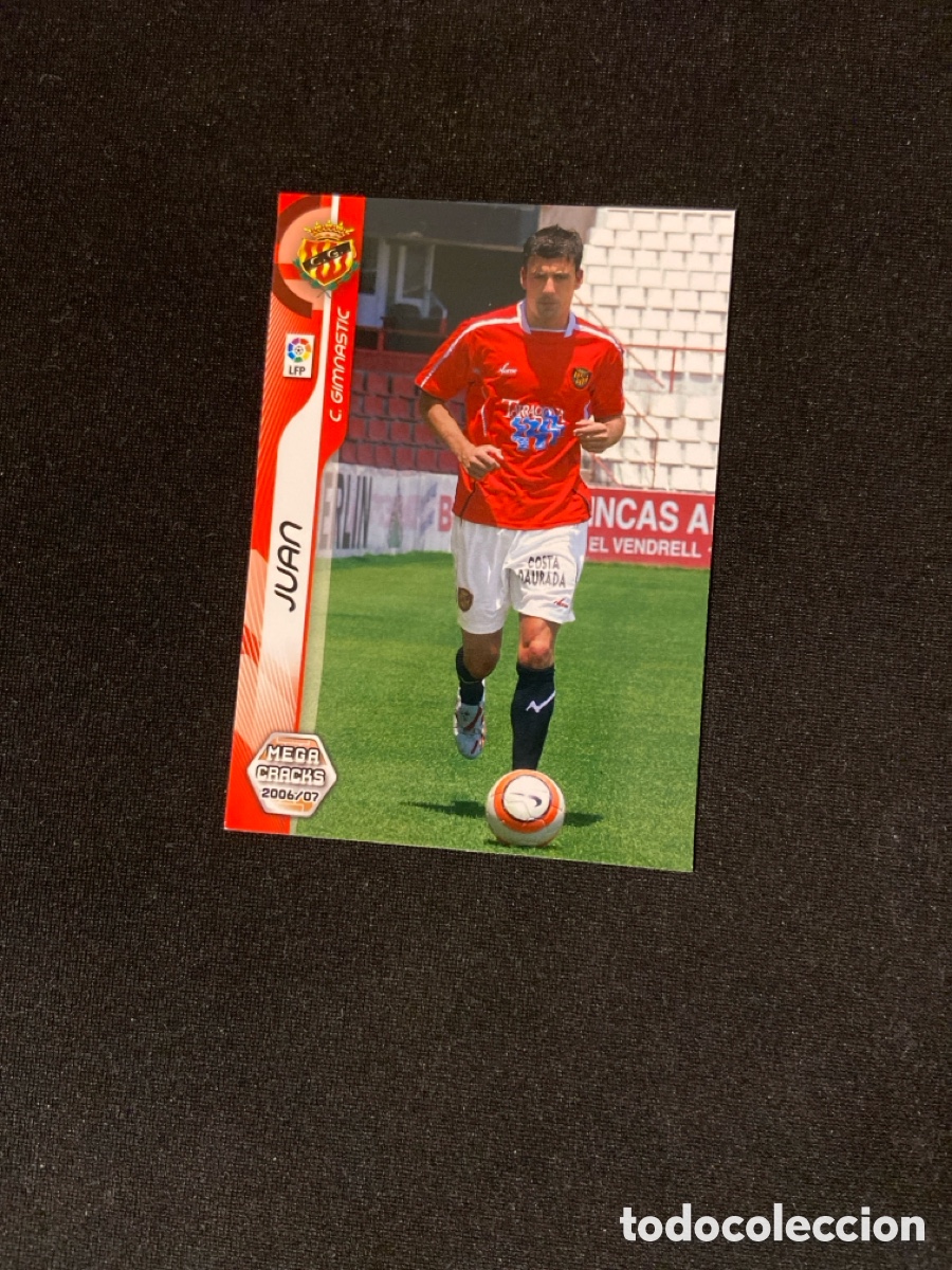 Figurine di Calcio: JUAN 157 (GIMNASTIC) PANINI MEGACRACKS 2006-2007 06 07 CROMO CARTA M-3