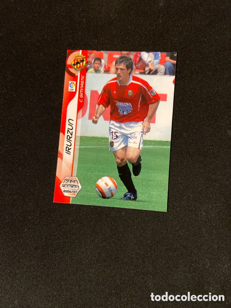 Figurine di Calcio: IRURZUN 158 (GIMNASTIC) PANINI MEGACRACKS 2006-2007 06 07 CROMO CARTA M-3