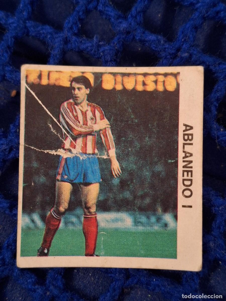 Fu&szlig;ball-Sticker: BARNA COLECCION PLAY OFF FUTBOL LIGA 86-87. NUNCA PEGADO SPORTING DE GIJON ABLANEDO I
