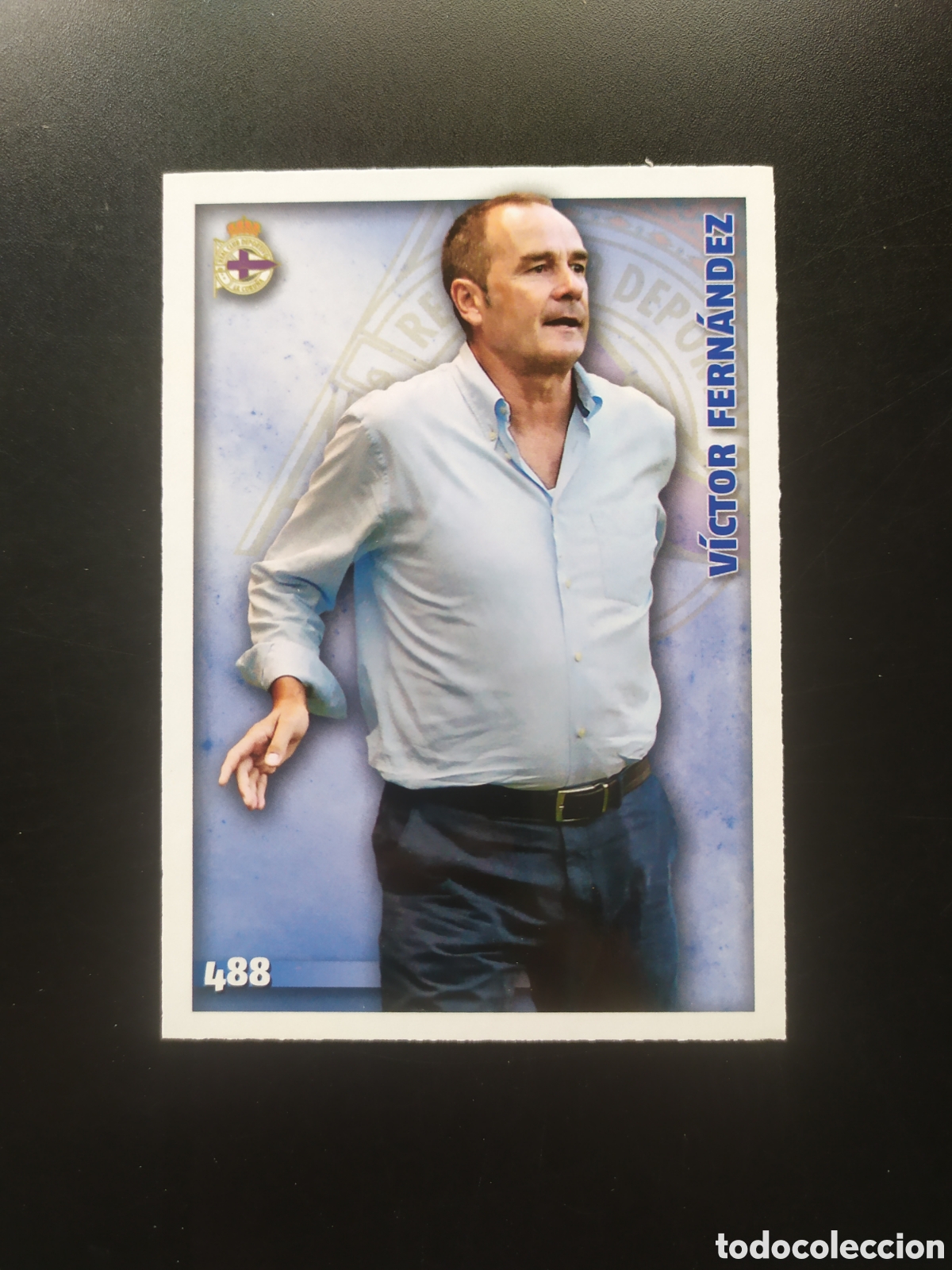 Fu&szlig;ball-Sticker: Mundicromo fichas Liga 2014 2015 14 15 V&iacute;ctor Fern&aacute;ndez n&deg; 488 Deportivo Coru&ntilde;a