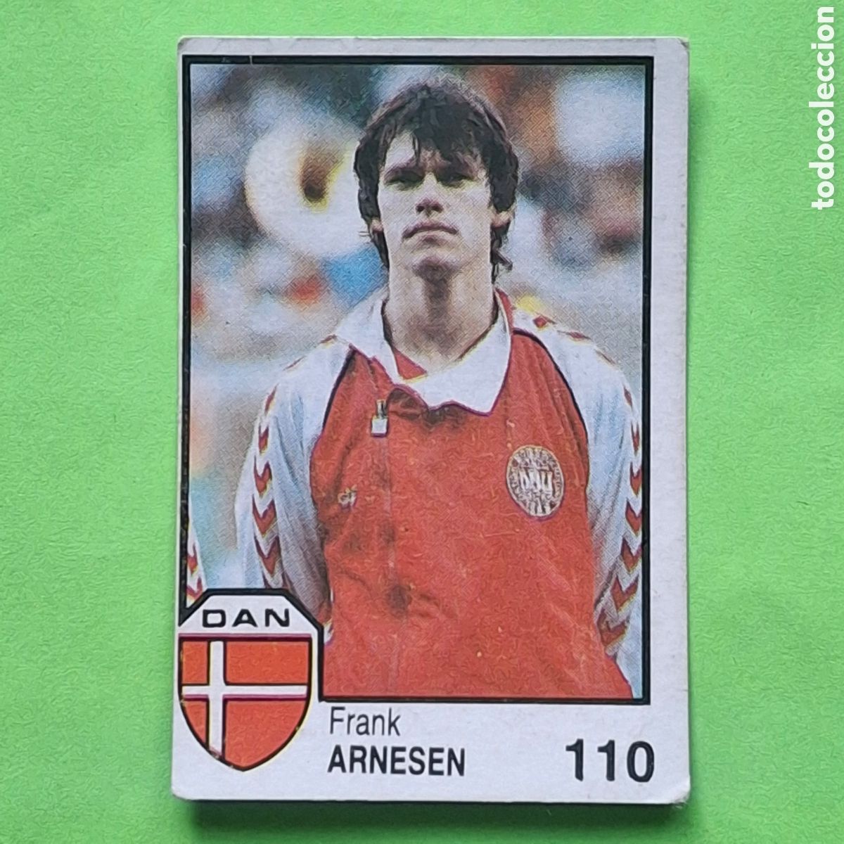 Football Stickers: MEXICO 86 N&ordm; 110 FRANK ARNESEN DINAMARCA - CROMOS BARNA - MUNDIAL FUTBOL - CROMO SIN PEGAR