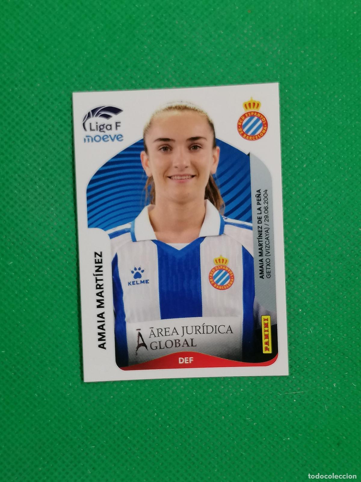 Figurine di Calcio: 188 AMAIA MARTINEZ ESPANYOL ⚽ PANINI LIGA FEMENINA F MOEVE 25 26 2025 2026 ⚽