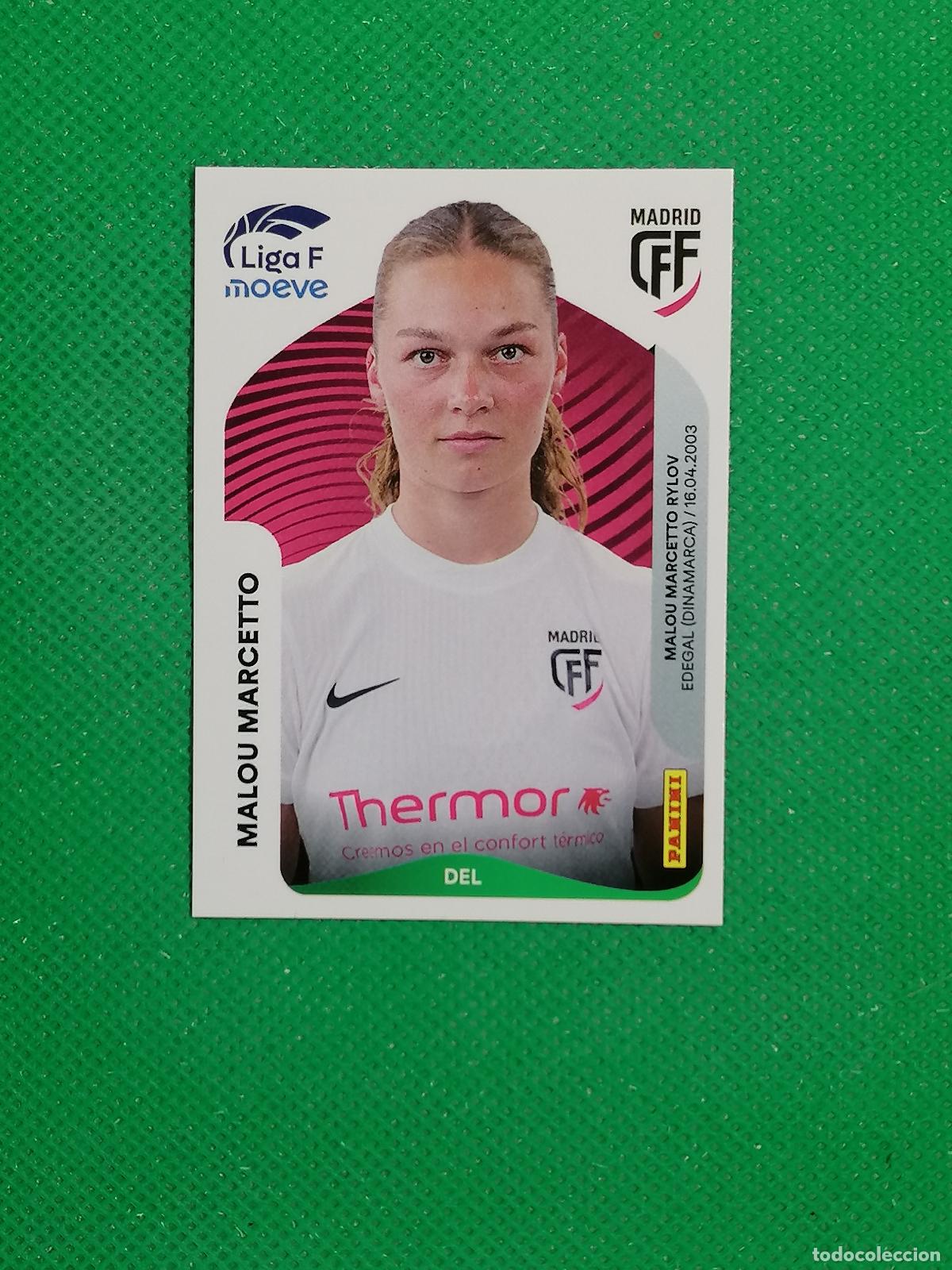 Cromos de f&uacute;tbol: 256 MALOU MARCETTO MADRID CFF ⚽ PANINI LIGA FEMENINA F MOEVE 25 26 2025 2026 ⚽