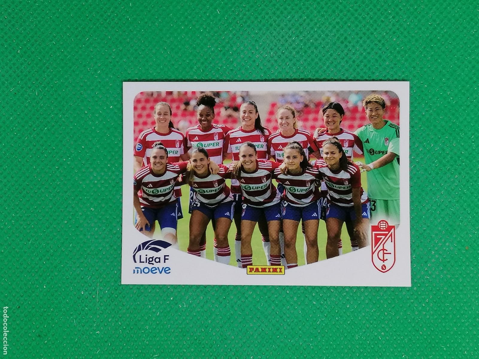 Cromos de F&uacute;tbol: 203 FORMACION PLANTILLA GRANADA ⚽ PANINI LIGA FEMENINA F MOEVE 25 26 2025 2026 ⚽