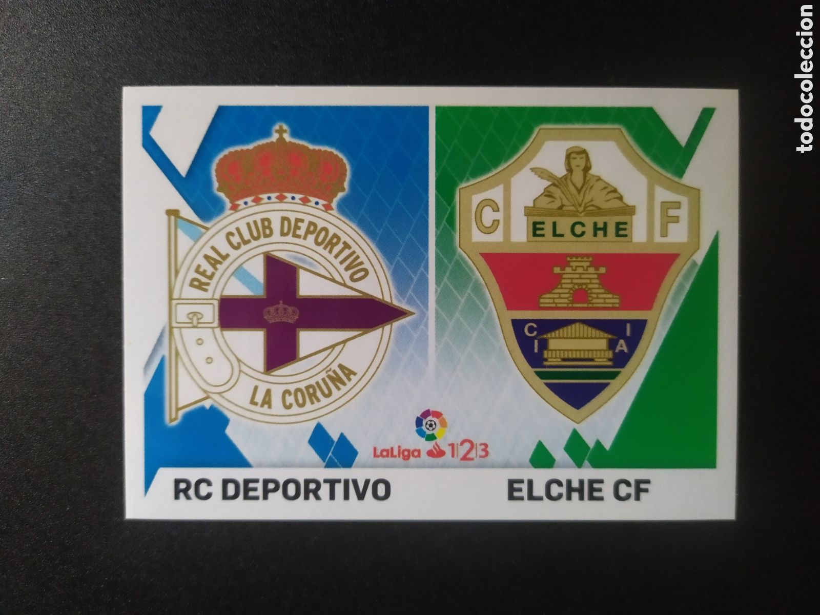 Cromos de F&uacute;tbol: Liga este 2019 2020 19 20 panini escudos Liga 1/2/3 n&deg; 3 Deportivo Coru&ntilde;a Elche