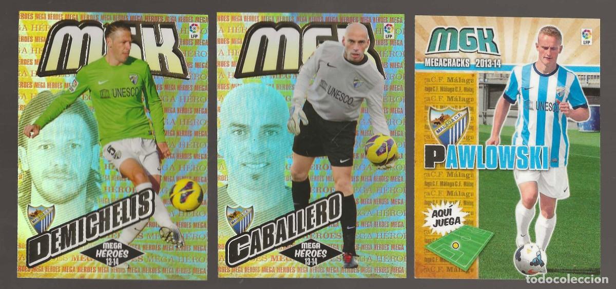 Fu&szlig;ball-Sticker: MEGACRACKS 2013-2014 : M&Aacute;LAGA : NUEVA FICHA : 232 BIS - MEGA H&Eacute;ROES : 364-367