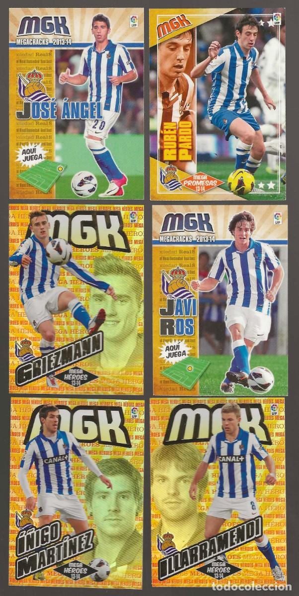 Cartes &agrave; collectionner de Football: MEGACRACKS 2013-2014 : R.SOCIEDAD: NUEVA FICHA:280BIS -274BIS - M.H&Eacute;ROES : 370-380-387 PROMESAS :410