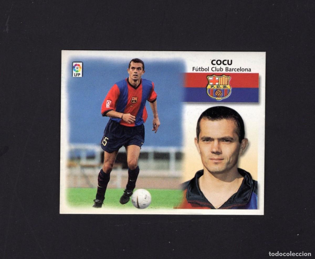 Figurine di Calcio: Liga 1999-2000. Ediciones ESTE. COCU. COLOCA. Futbol Club Barcelona. NUNCA PEGADO.
