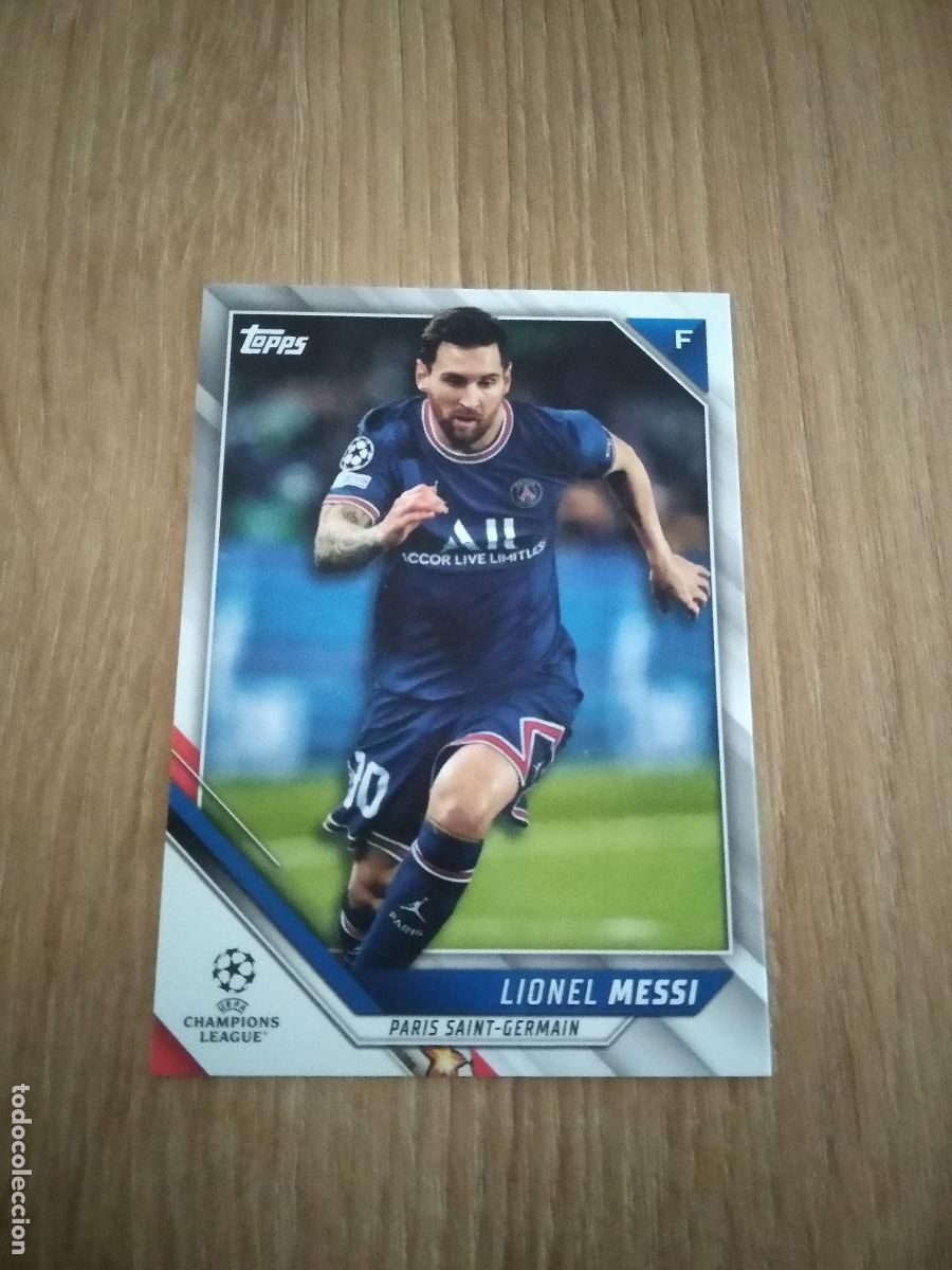 Cromos de F&uacute;tbol: 10 MESSI PARIS SAINT GERMAIN PSG CROMO FUTBOL 21-22 Topps UEFA Champions League 2021-2022