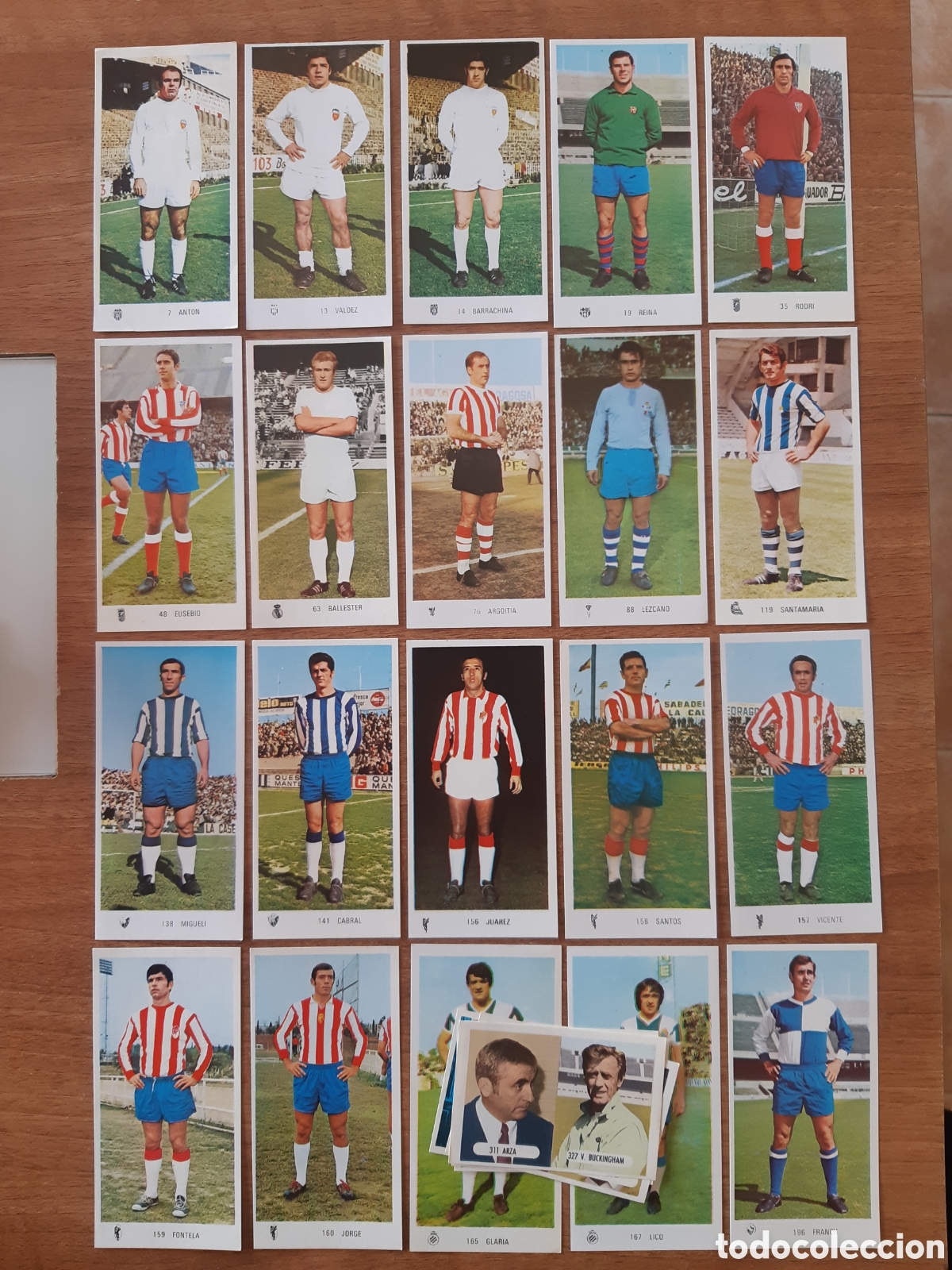 Cromos de F&uacute;tbol: LOTE 26 CROMOS DIFERENTES LIGA 71-72 ES. RUIZ ROMERO 1971 1972. NUNCA PEGADOS, SIN PEGAR