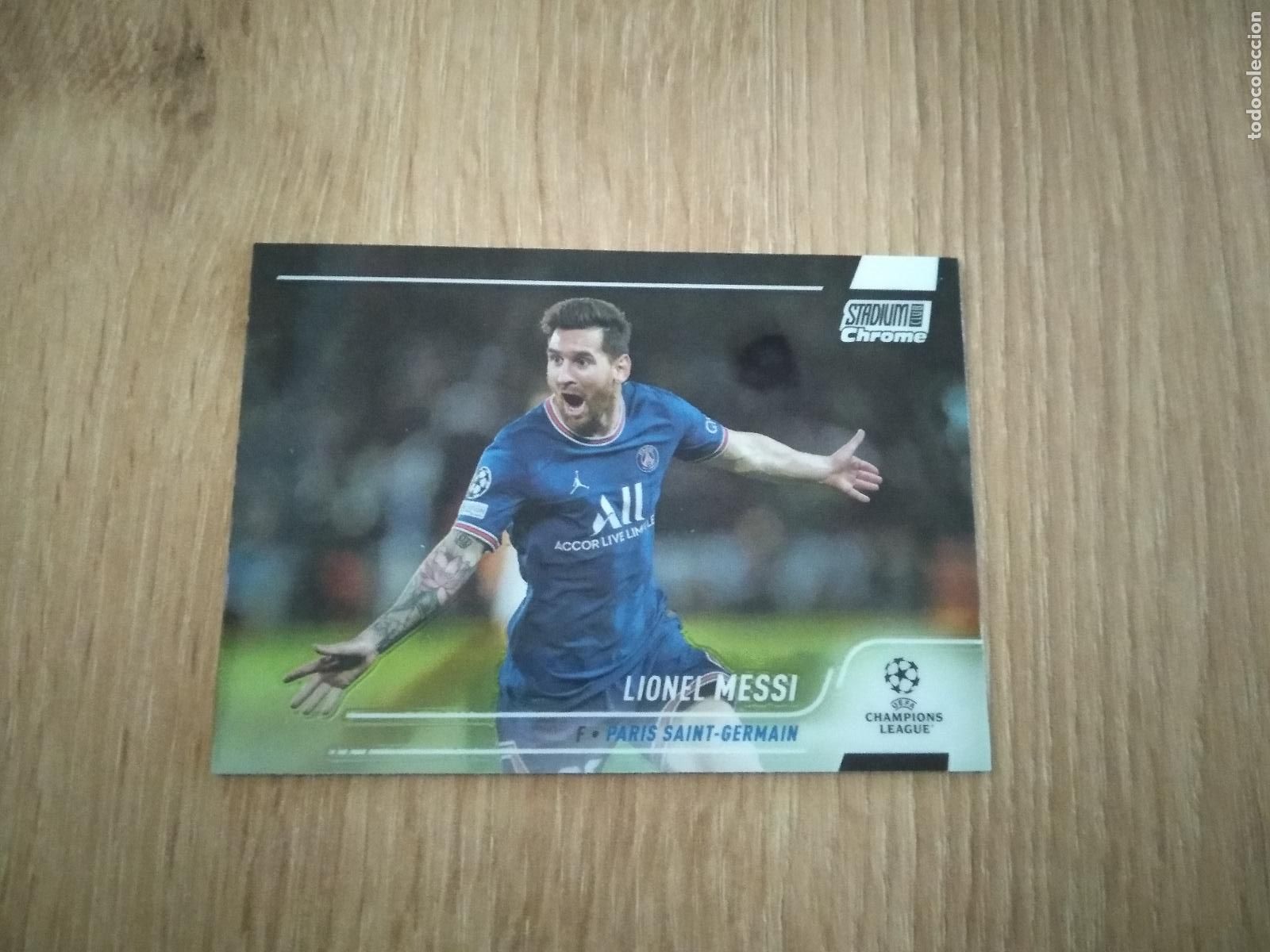 Cromos de F&uacute;tbol: 30 MESSI PARIS SAINT GERMAIN CROMO FUTBOL Topps Stadium Club Chrome Champions League 2021-2022 21-22