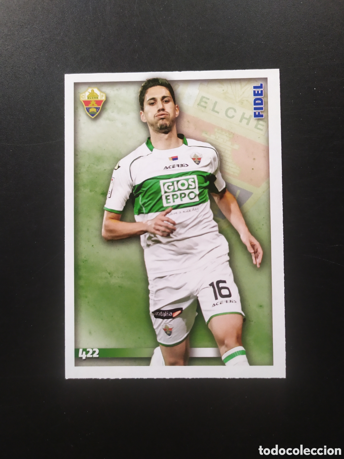 Fu&szlig;ball-Sticker: Mundicromo fichas Liga 2014 2015 14 15 Fidel n&deg; 422 Elche