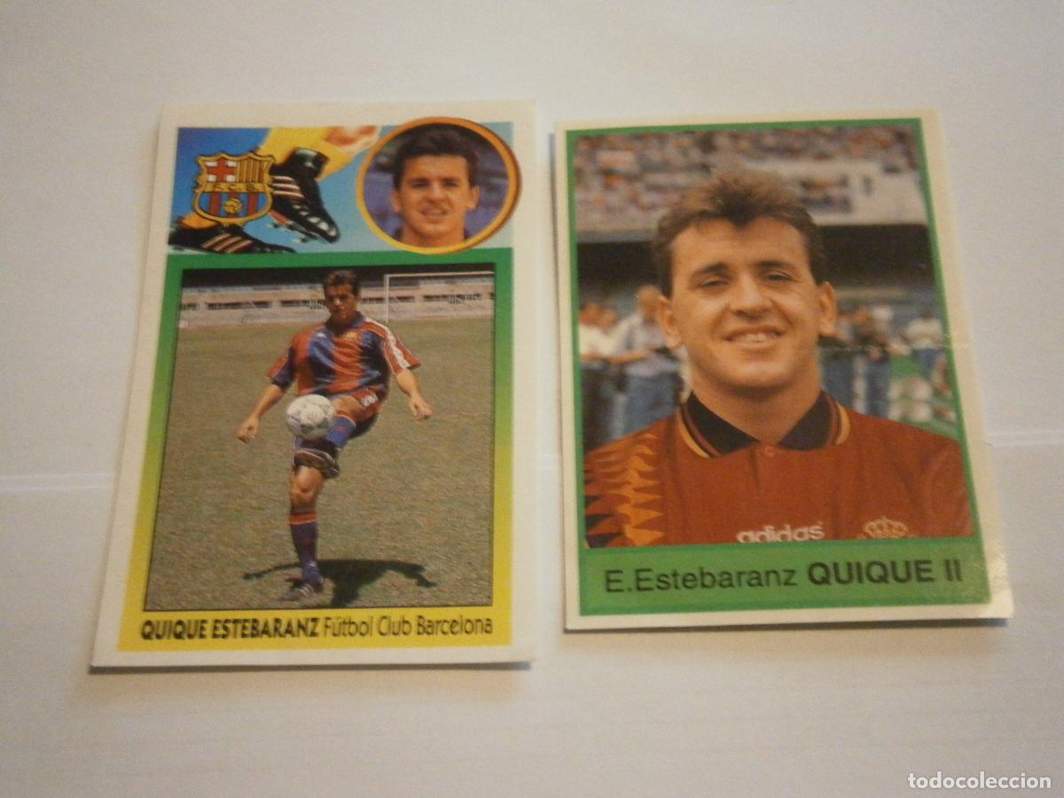Cromos de F&uacute;tbol: ANTIGUO LOTE DE CROMOS DE FUTBOL 93/94 - QUIQUE ESTEVARANZ