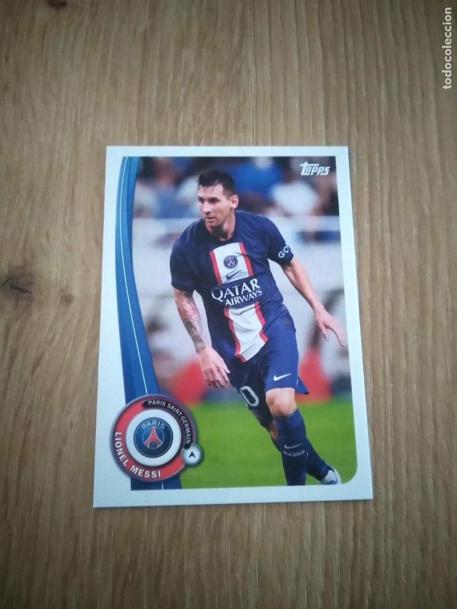 Cromos de F&uacute;tbol: PA-19 LIONEL MESSI PARIS SAINT GERMAIN PSG CROMO FUTBOL TOPPS 2021-2022 21-22