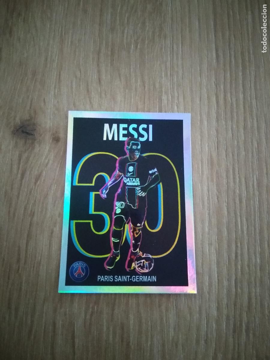 Cromos de F&uacute;tbol: 239 MESSI PSG PARIS SAINT GERMAIN NEON CROMO FUTBOL PANINI LIGA FRANCIA 22-23 FOOT LIGUE 1 2022-2023
