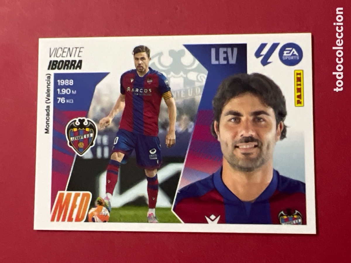 Cromos de Futebol: C601. Iborra n&uacute;mero 11 del Levante cromo liga este 25-26 2025-2026
