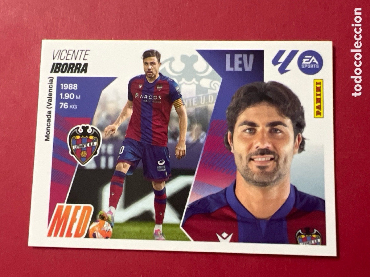 Football Stickers: C602. Iborra n&uacute;mero 11 del Levante cromo liga este 25-26 2025-2026