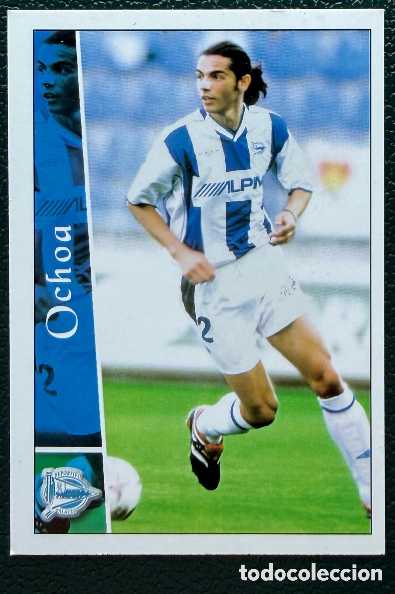 Fu&szlig;ball-Sticker: 172 OCHOA DEPORTIVO ALAVES FICHAS ALBUM MUNDICROMO 2002 2003 02 03