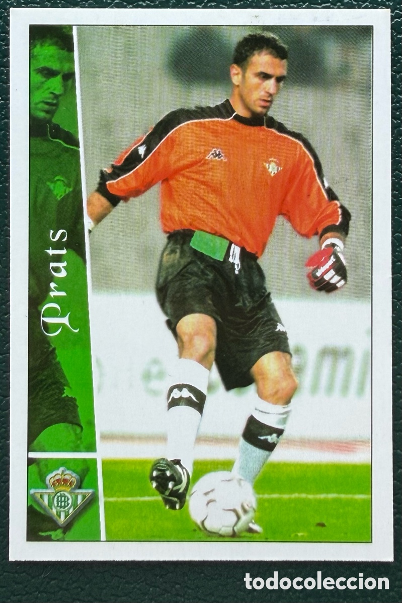 Cromos de F&uacute;tbol: 139 PRATS REAL BETIS FICHAS ALBUM MUNDICROMO 2002 2003 02 03