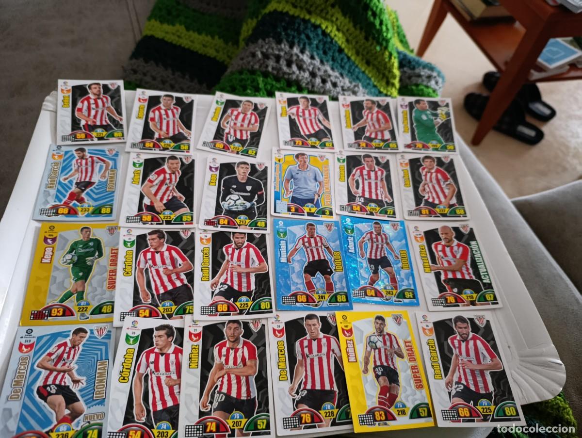 Fu&szlig;ball-Sticker: LOTE DE 24 CROMOS DE F&Uacute;TBOL ADRENALYN ATHETICO CLUB DE BILBAL