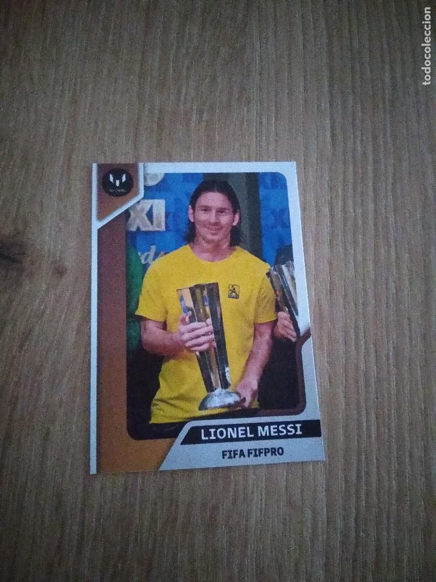 Cromos de F&uacute;tbol: 105 MESSI COPA TROFEO CROMO FUTBOL COLECCION ESPECIAL EDITADO EN ARGENTINA POR TATO STICKERS