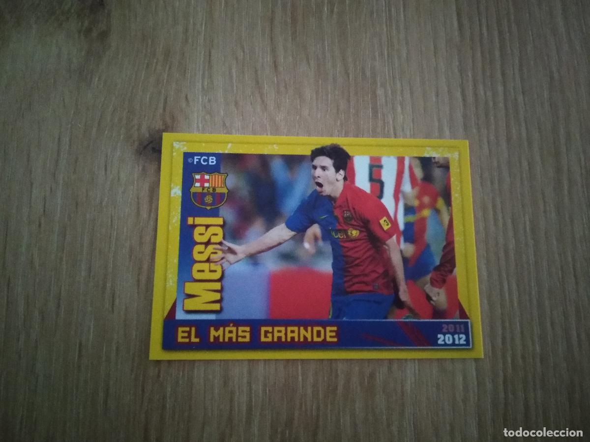 Cromos de F&uacute;tbol: 142 MESSI EL MAS GRANDE CROMO FUTBOL PANINI BARCELONA 11-12 BAR&Ccedil;A 2011-2012