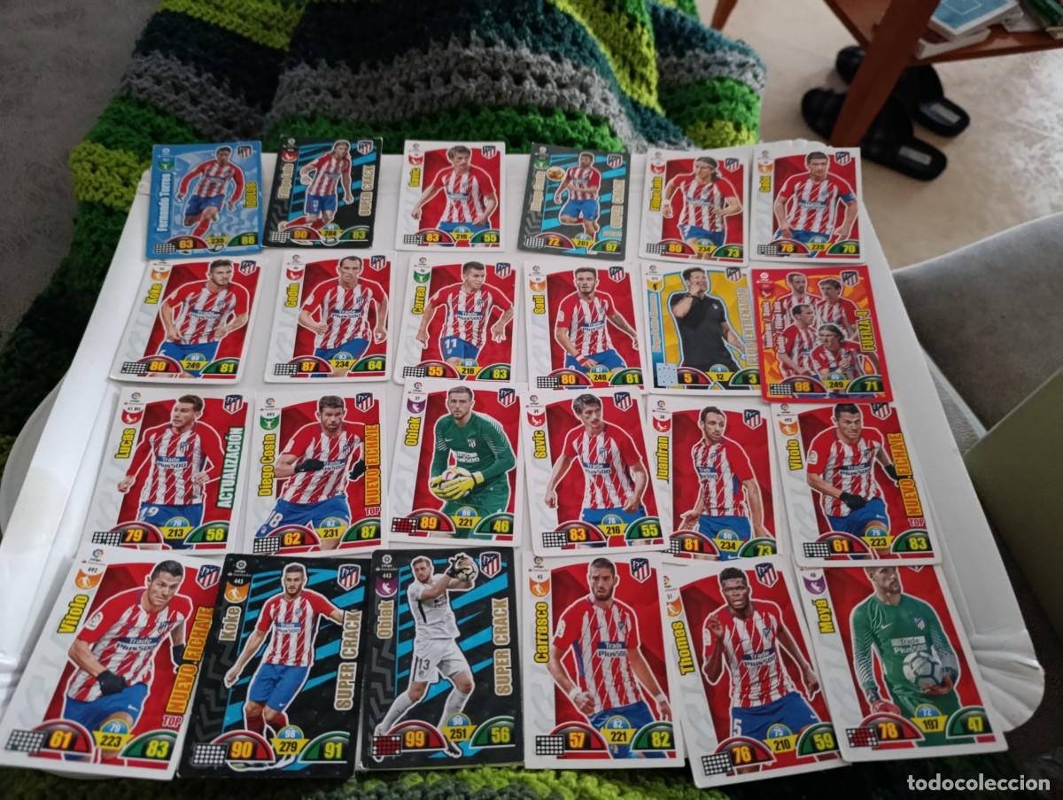 Fu&szlig;ball-Sticker: LOTE DE 24 CROMOS DE FUTBOL ADRENALYN 2017 2018