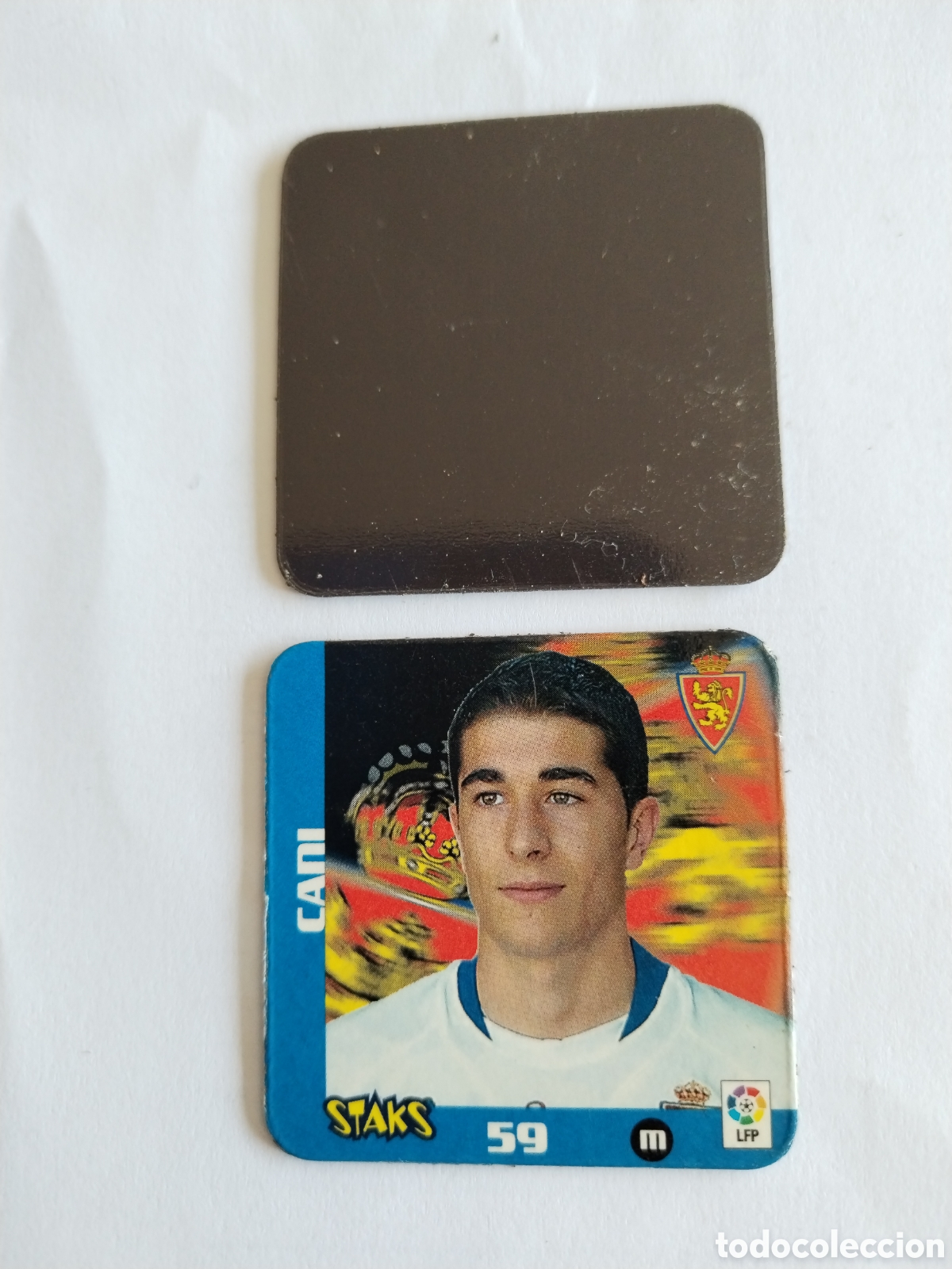 Football Stickers: Staks liga f&uacute;tbol 2003 2004 Real Zaragoza Cani n&deg;59