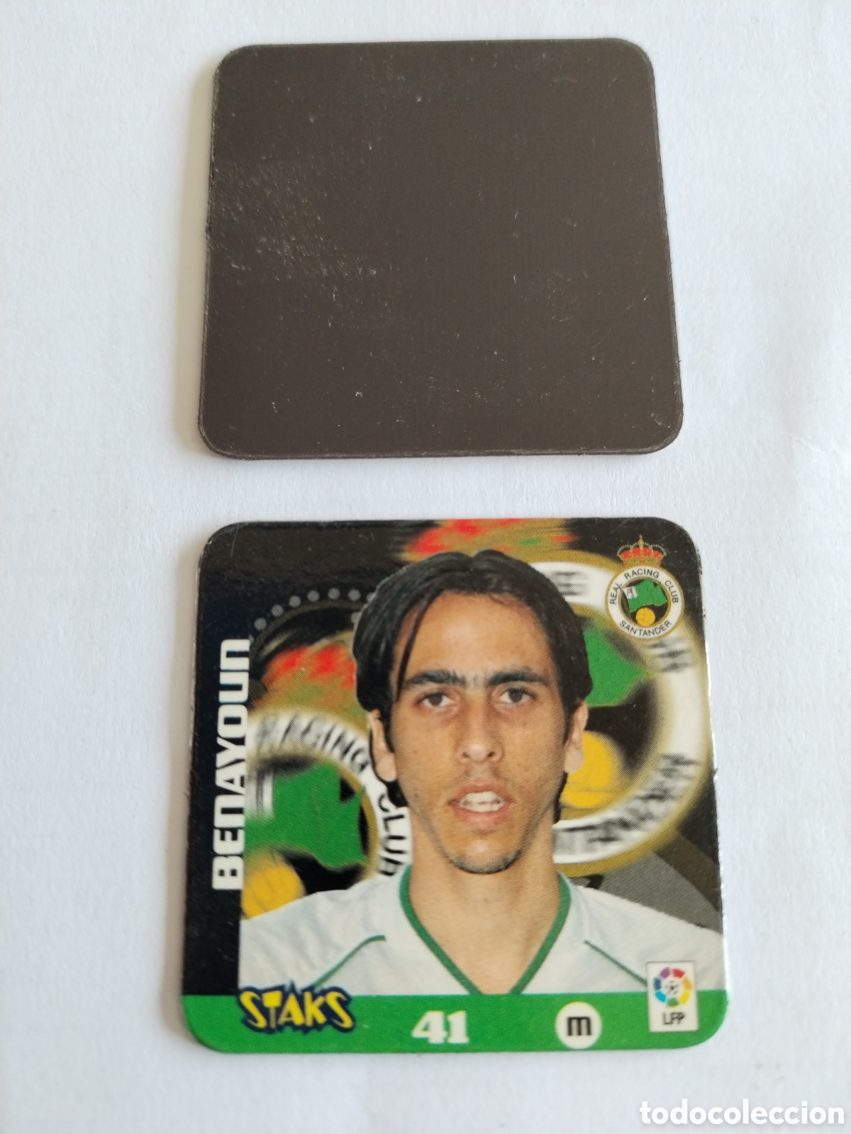 Football Stickers: Staks liga f&uacute;tbol 2003 2004 Real Racing de Santander Benayoun n&deg;41
