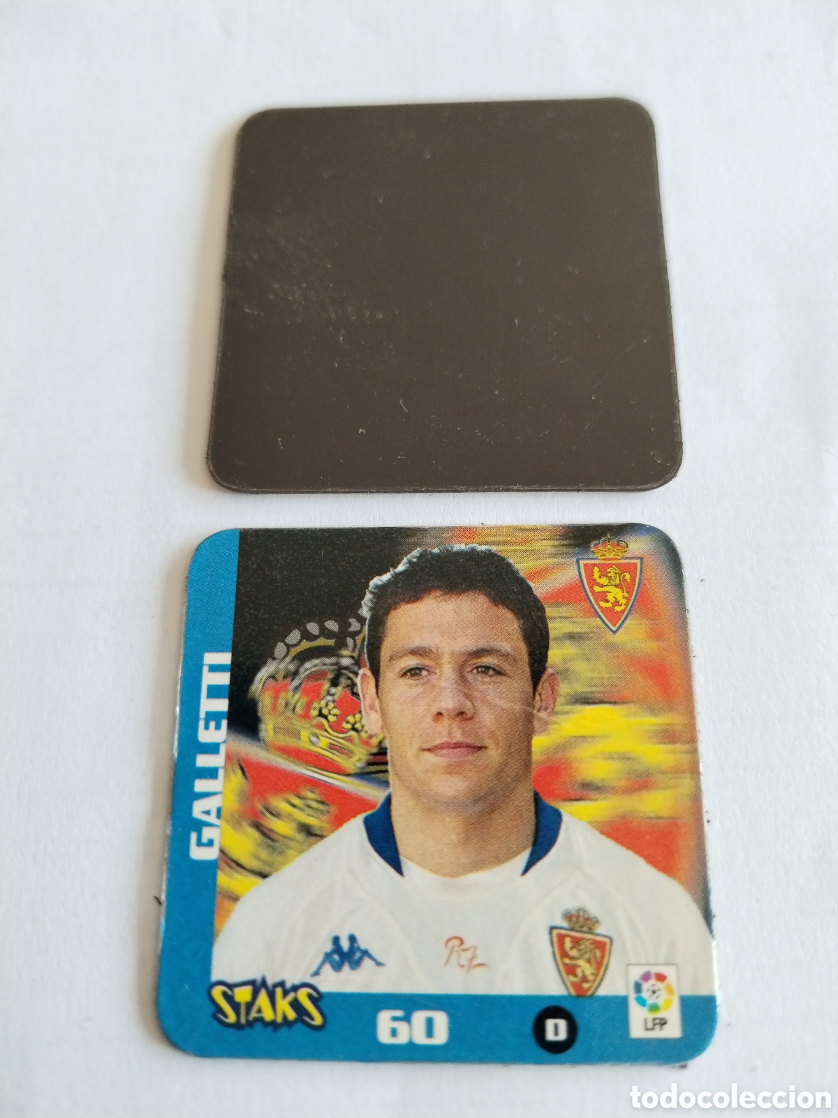 Football Stickers: Staks liga f&uacute;tbol 2003 2004 Real Zaragoza Galletti n&deg;60