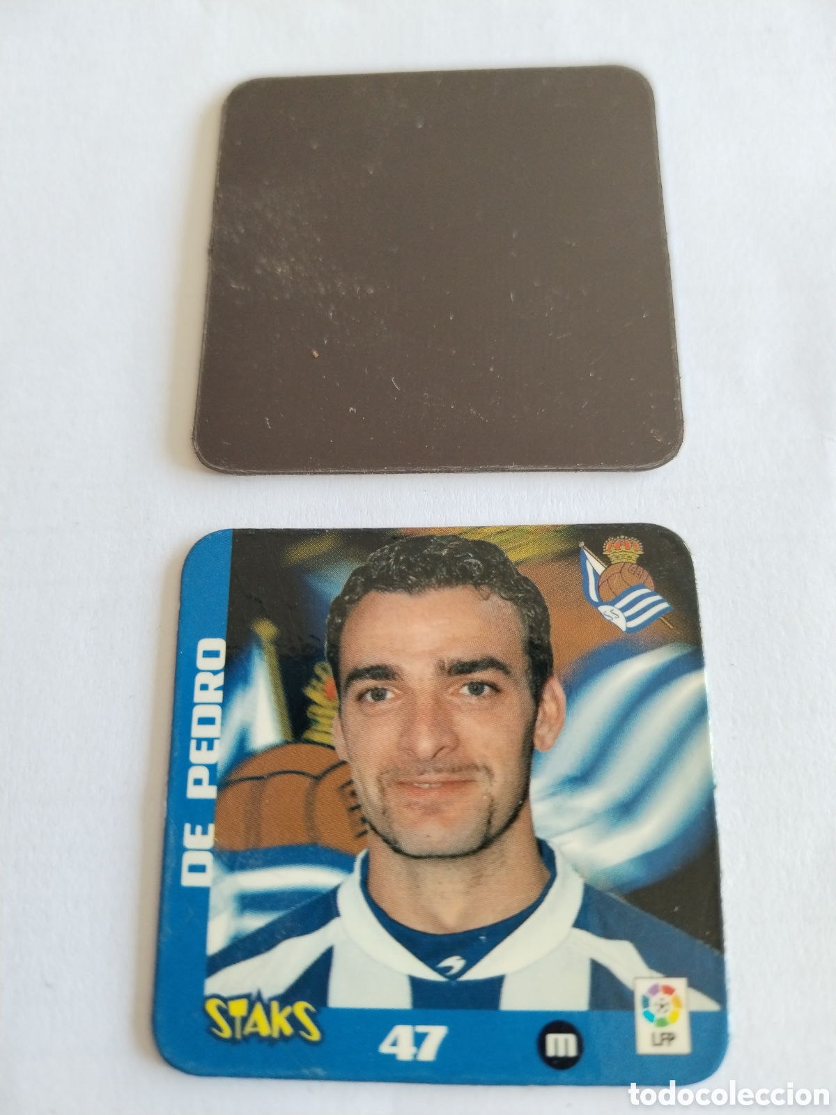 Cromos de F&uacute;tbol: Staks liga f&uacute;tbol 2003 2004 Real Sociedad De Pedro n&deg;47