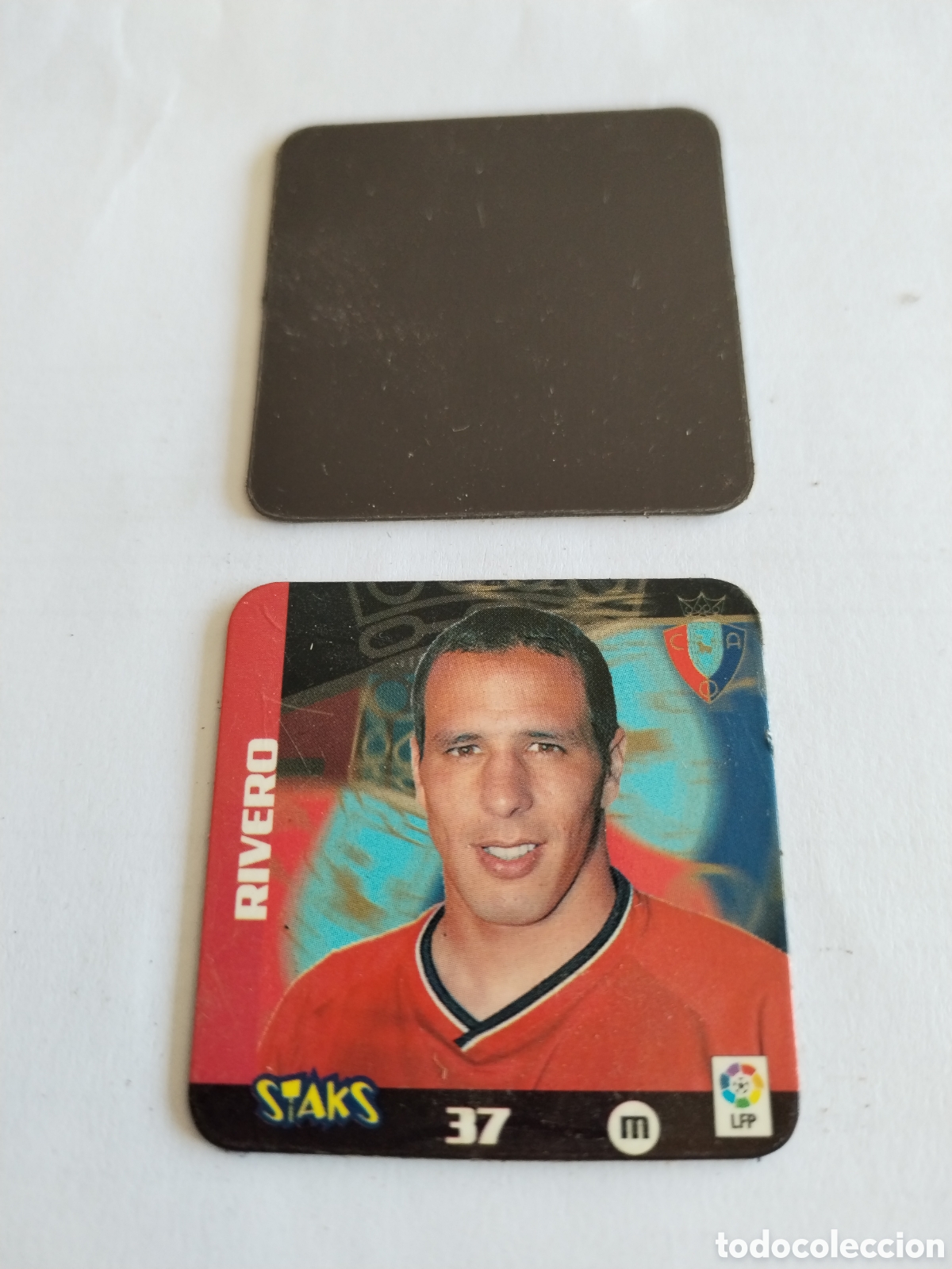 Cromos de F&uacute;tbol: Staks liga f&uacute;tbol 2003 2004 Club Atl&eacute;tico Osasuna Rivero n&deg;37