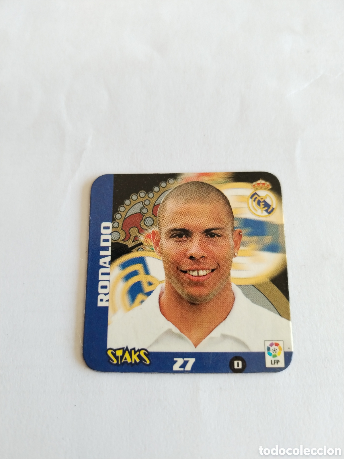 Cromos de F&uacute;tbol: Staks liga f&uacute;tbol 2003 2004 Real Madrid Ronaldo n&deg;27