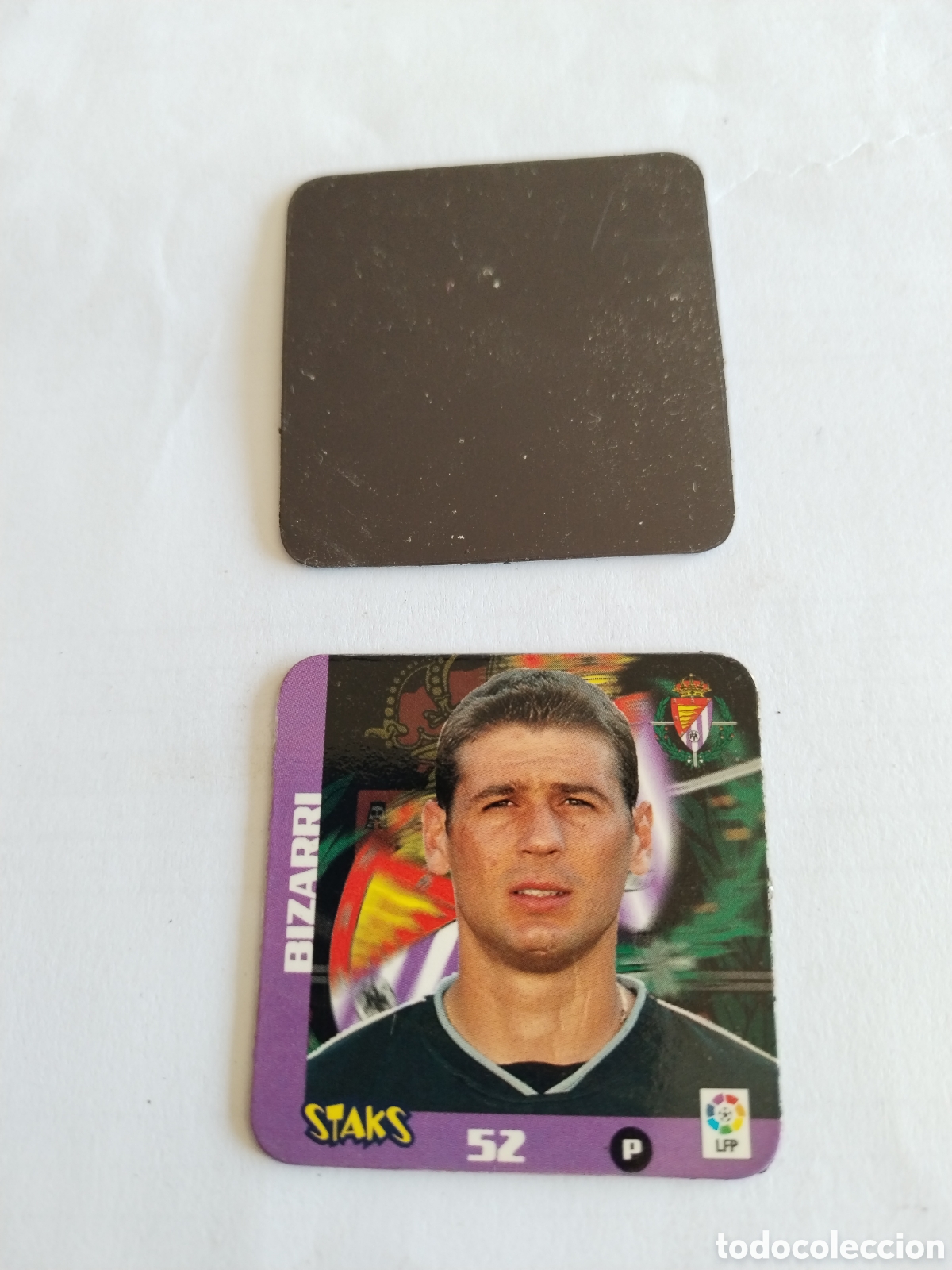 Cromos de F&uacute;tbol: Staks liga f&uacute;tbol 2003 2004 Real Valladolid Bizarri n&deg;52