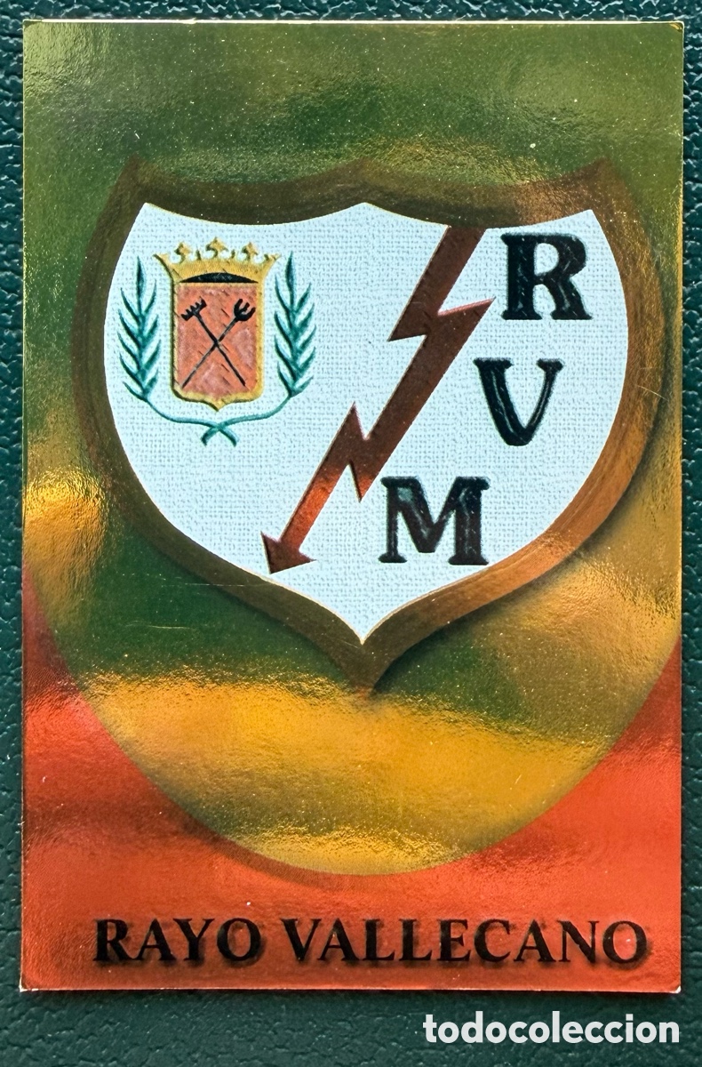 Cromos de f&uacute;tbol: 271 ESCUDO RAYO VALLECANO FICHAS ALBUM MUNDICROMO 2002 2003 02 03