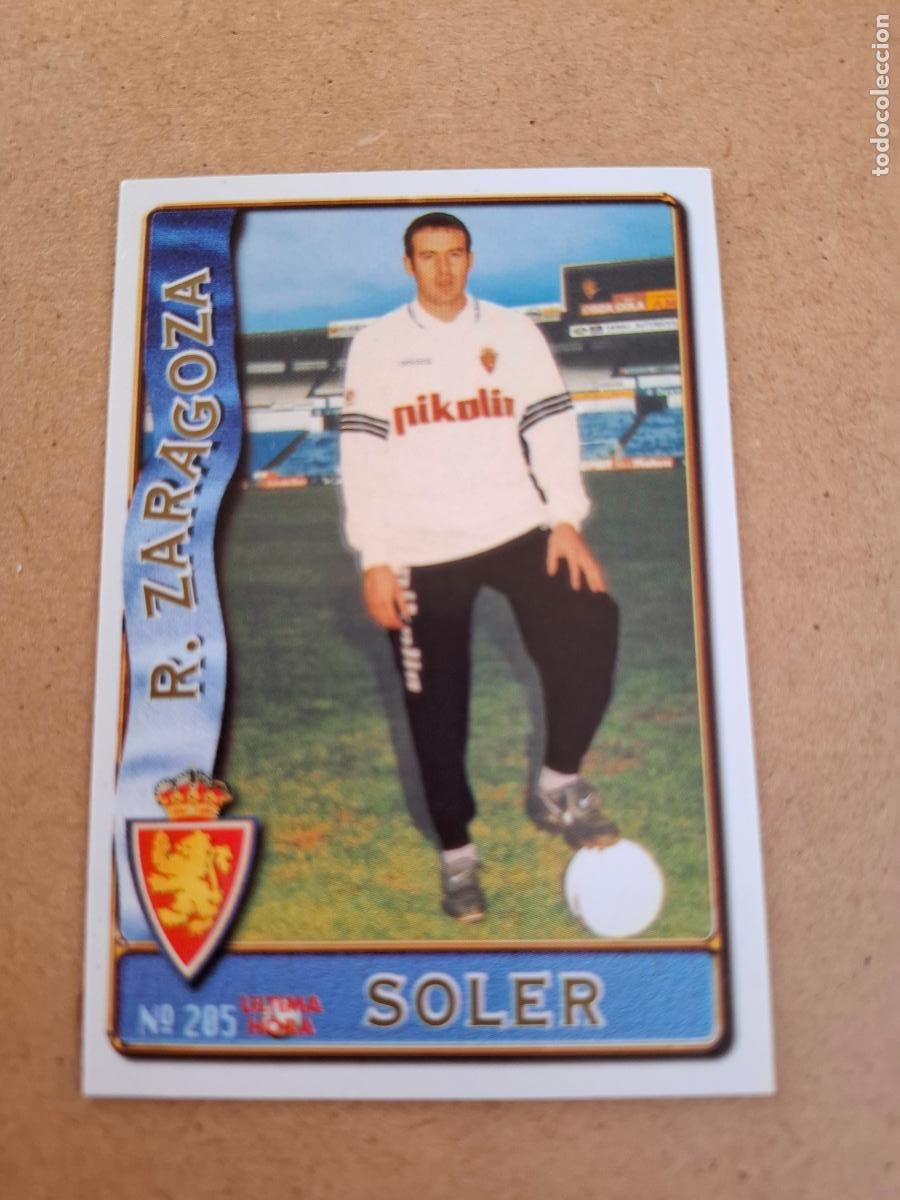 Cromos de Futebol: MUNDICROMO 96 97 1996 1997 - UH 205 SOLER - REAL ZARAGOZA