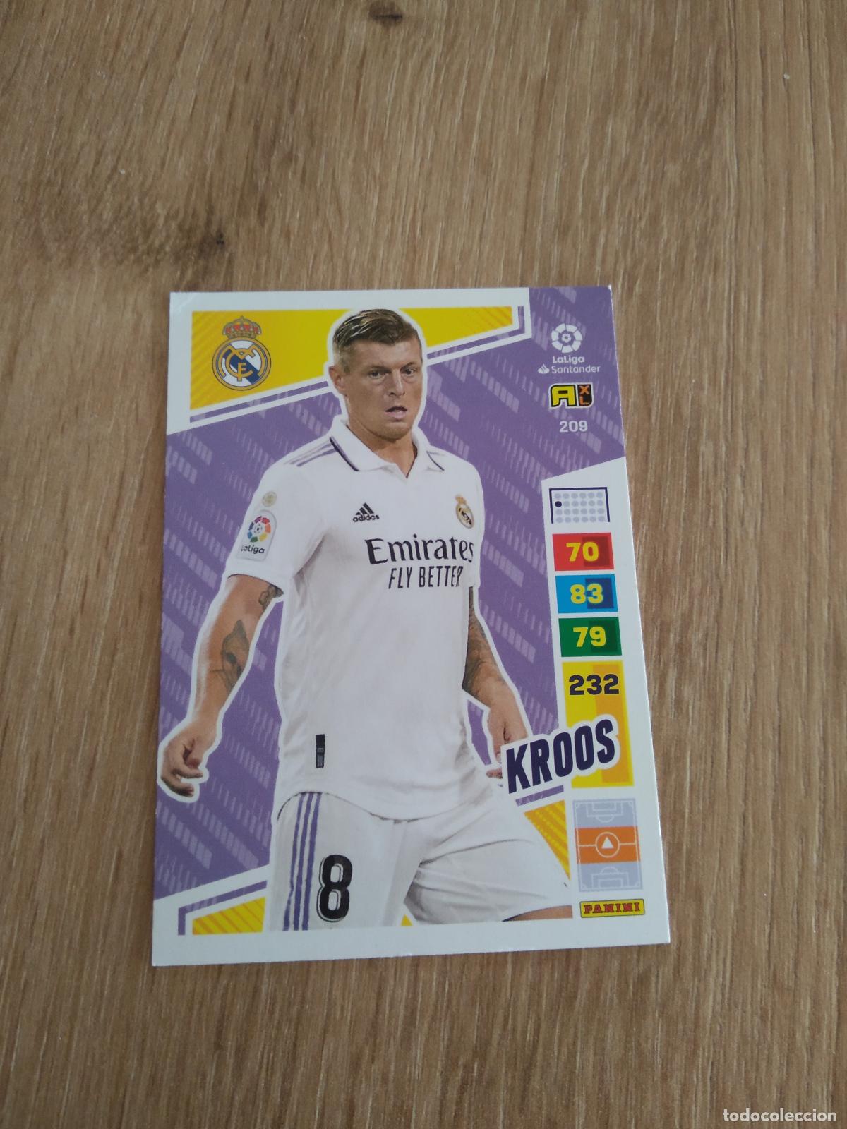 Cromos de F&uacute;tbol: 209 KROOS REAL MADRID CROMO FUTBOL PANINI LIGA 22-23 ADRENALYN 2022-2023