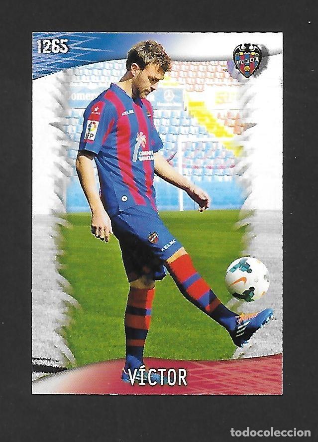 Figurine di Calcio: 1265 VICTOR (U.D LEVANTE) ULTIMA HORA V , MUNDICROMO QUIZ GAME PLATINUM LIGA 2013 2014