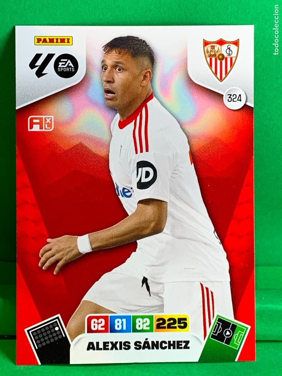 Cromos de F&uacute;tbol: 324 Alexis S&aacute;nchez Sevilla FC Base card ADRENALYN XL LIGA 2025/2026 25 26 PANINI