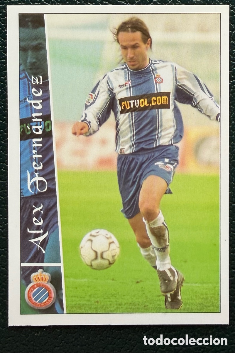 Cromos de F&uacute;tbol: 363 ALEX FERNANDEZ RCD ESPANYOL FICHAS ALBUM MUNDICROMO 2002 2003 02 03