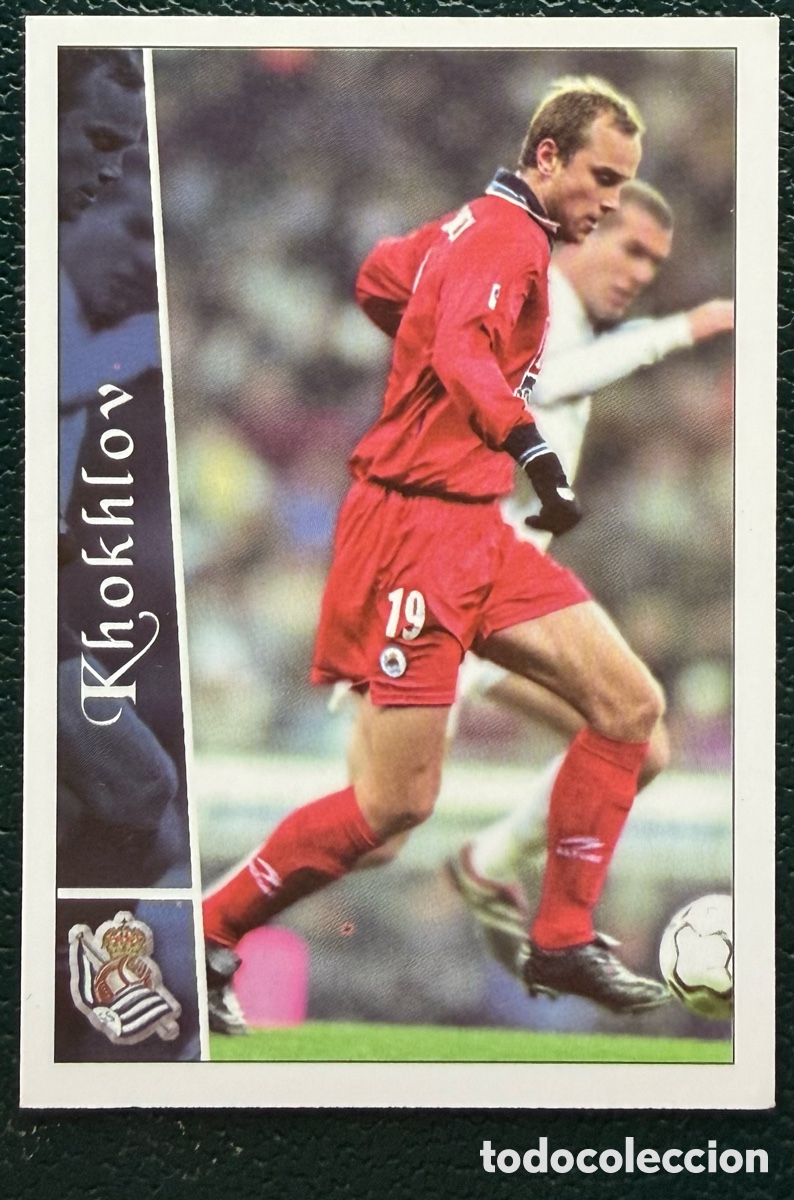 Cromos de F&uacute;tbol: 344 KHOKHLOV REAL SOCIEDAD FICHAS ALBUM MUNDICROMO 2002 2003 02 03