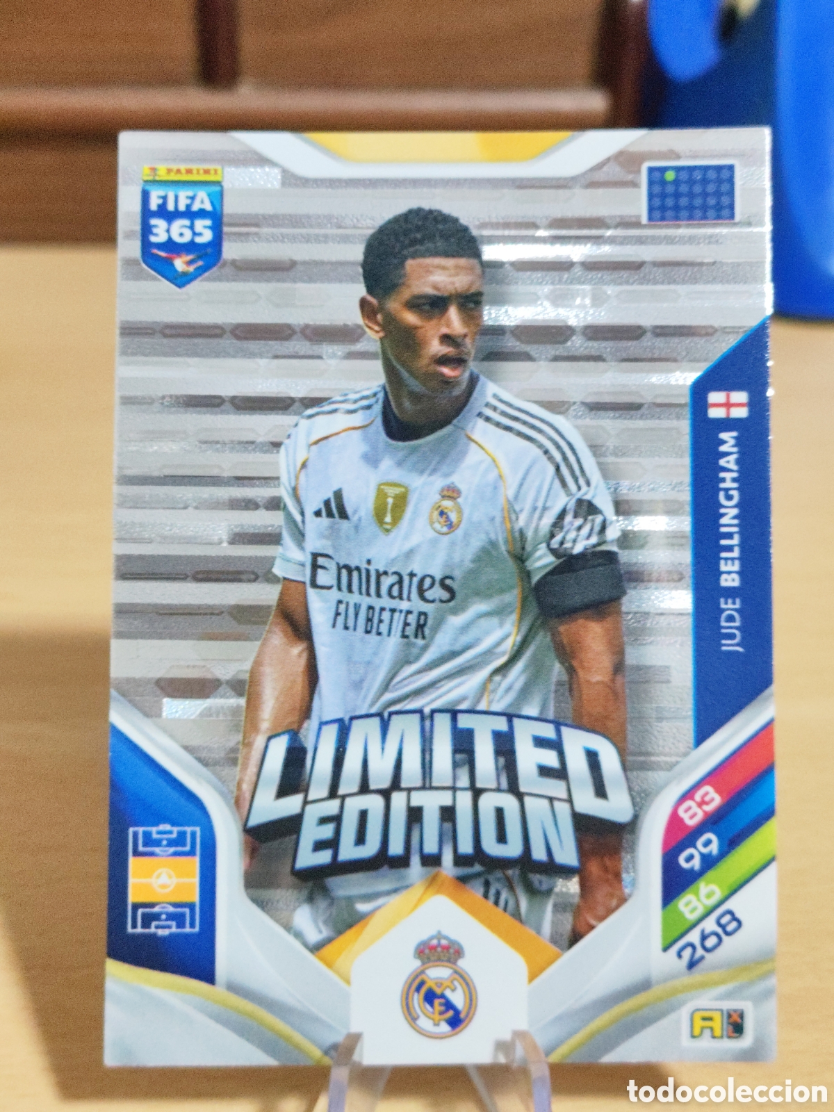Figurine di Calcio: Cromo Jude Bellingham Real Madrid Fifa 365 Limited Edition Edici&oacute;n limitada nuevo