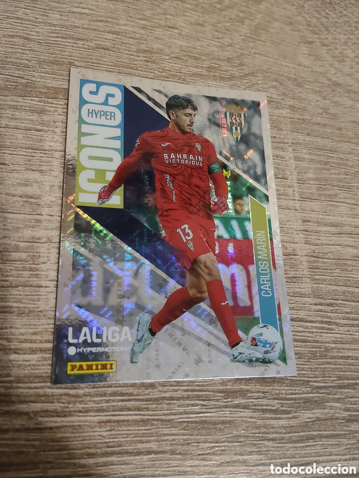 Figurine di Calcio: Panini la liga Hypermotion 2025 2026 25 26 458 Carlos Mar&iacute;n C&oacute;rdoba hyper iconos
