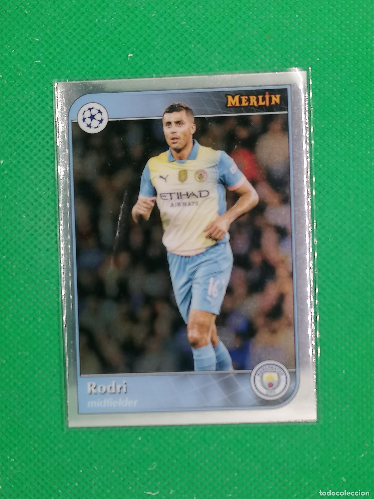 Cromos de F&uacute;tbol: 68 RODRI MANCHESTER CITY ⚽ TOPPS MERLIN CHROME 24 25 2024 2025 ⚽