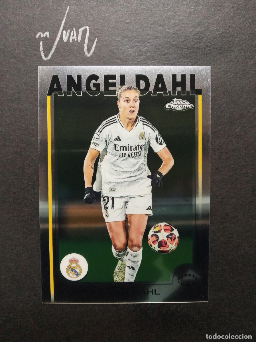 Cromos de F&uacute;tbol: N&ordm; 49 FILIPPA ANGLEDAHL REAL MADRID FEMENINO ⚽ TOPPS&reg; CHROME WOMEN CHAMPIONS 2024 2025 24 25 NUEVO